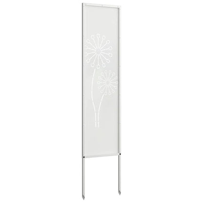 Garten Sichtschutz-Leinwand Weiß 32 x 140 cm