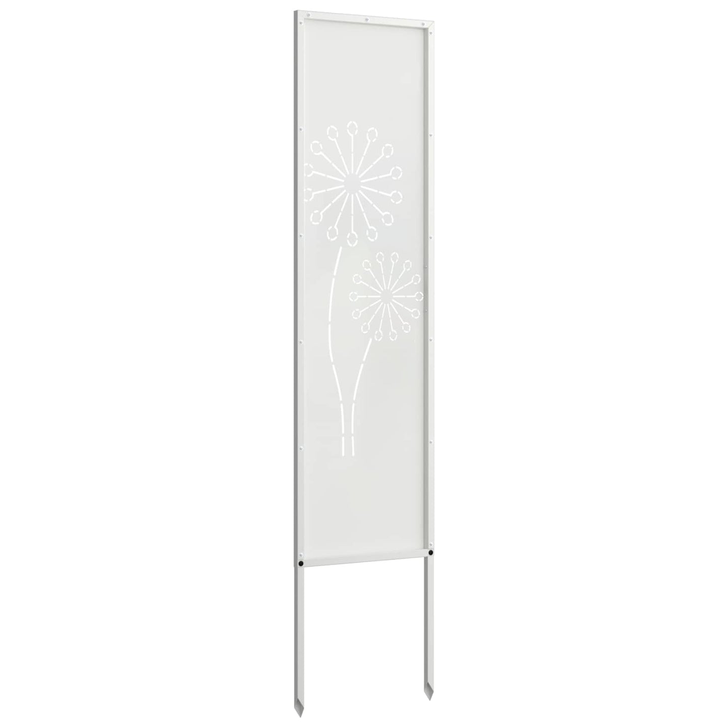 Garten Sichtschutz-Leinwand Weiß 32 x 140 cm
