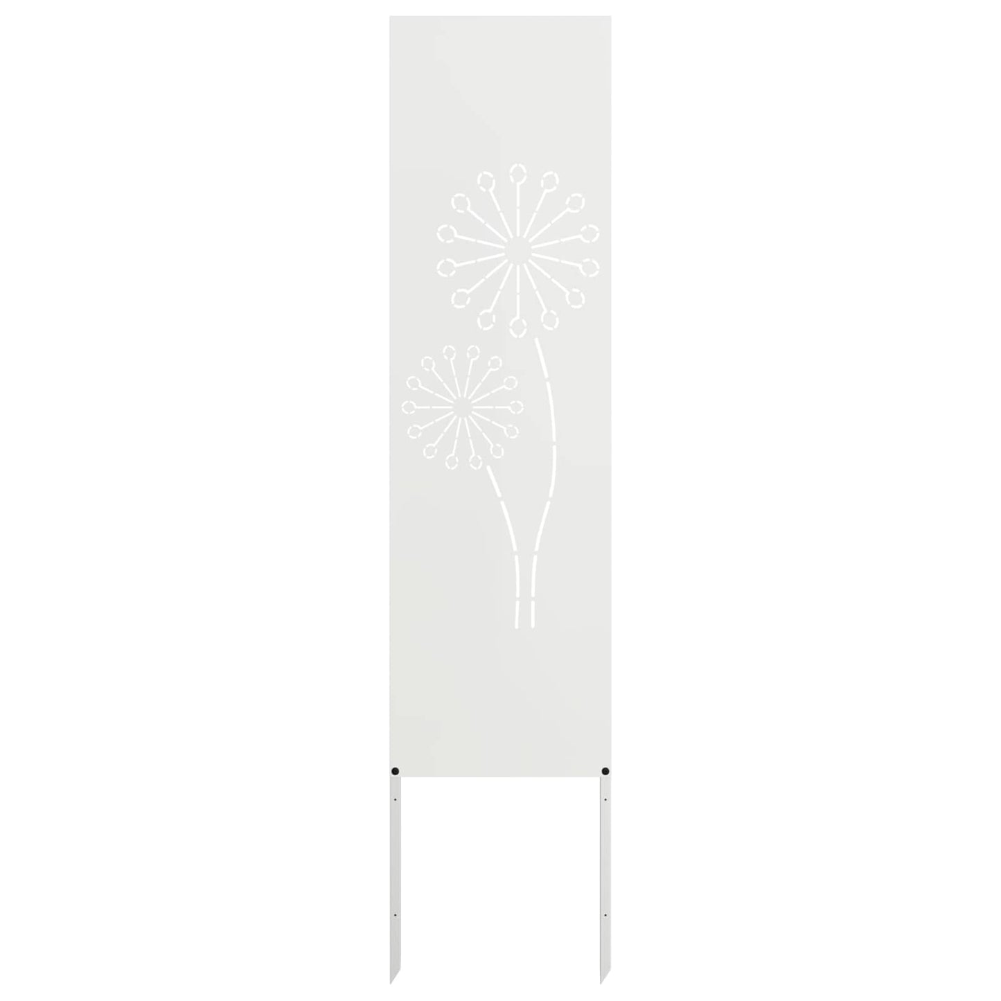 Garten Sichtschutz-Leinwand Weiß 32 x 140 cm