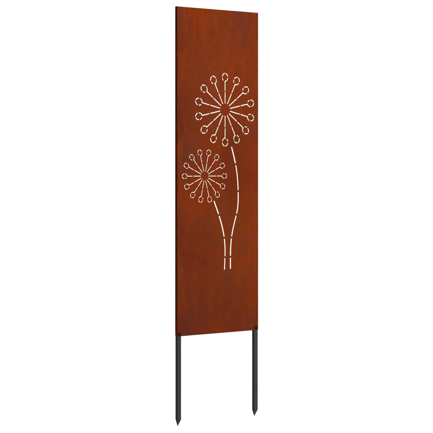 Garten Sichtschutz-Leinwand Rostoptik 32 x 140 cm