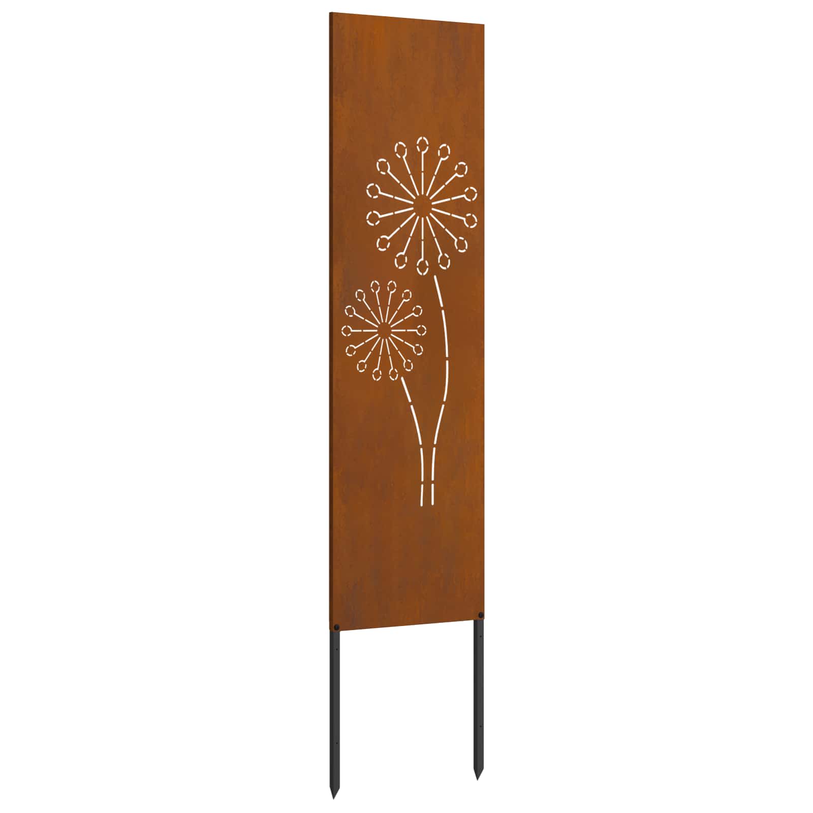 Garten Sichtschutz-Leinwand Rostoptik 32 x 140 cm
