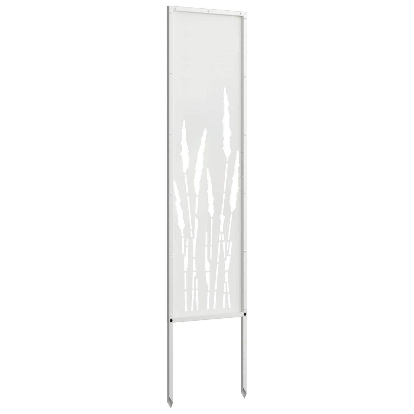 Garten Sichtschutz-Leinwand Weiß 32 x 140 cm
