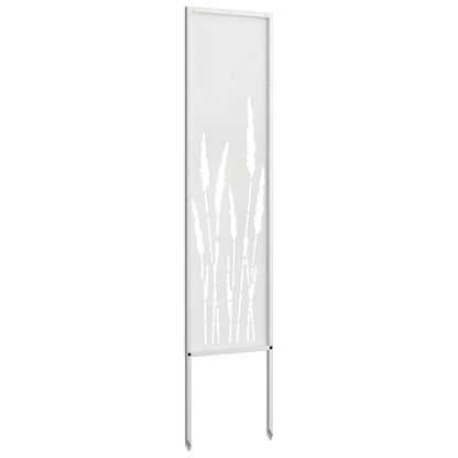 Garten Sichtschutz-Leinwand Weiß 32 x 140 cm