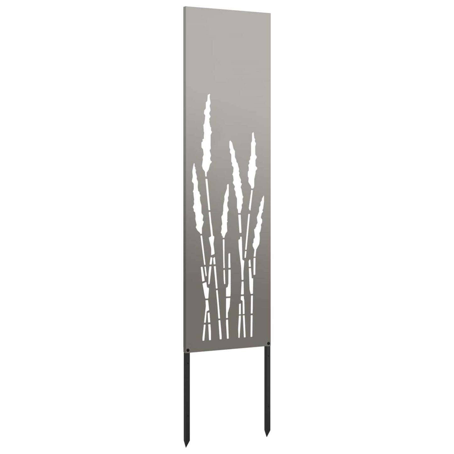 Garten Sichtschutz-Leinwand Rostig 32 x 140 cm Wetterfeststahl