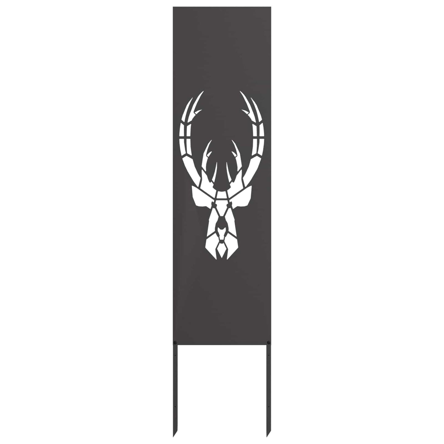 Garten Sichtschutz-Leinwand Tiermuster Schwarz 32 x 140 cm