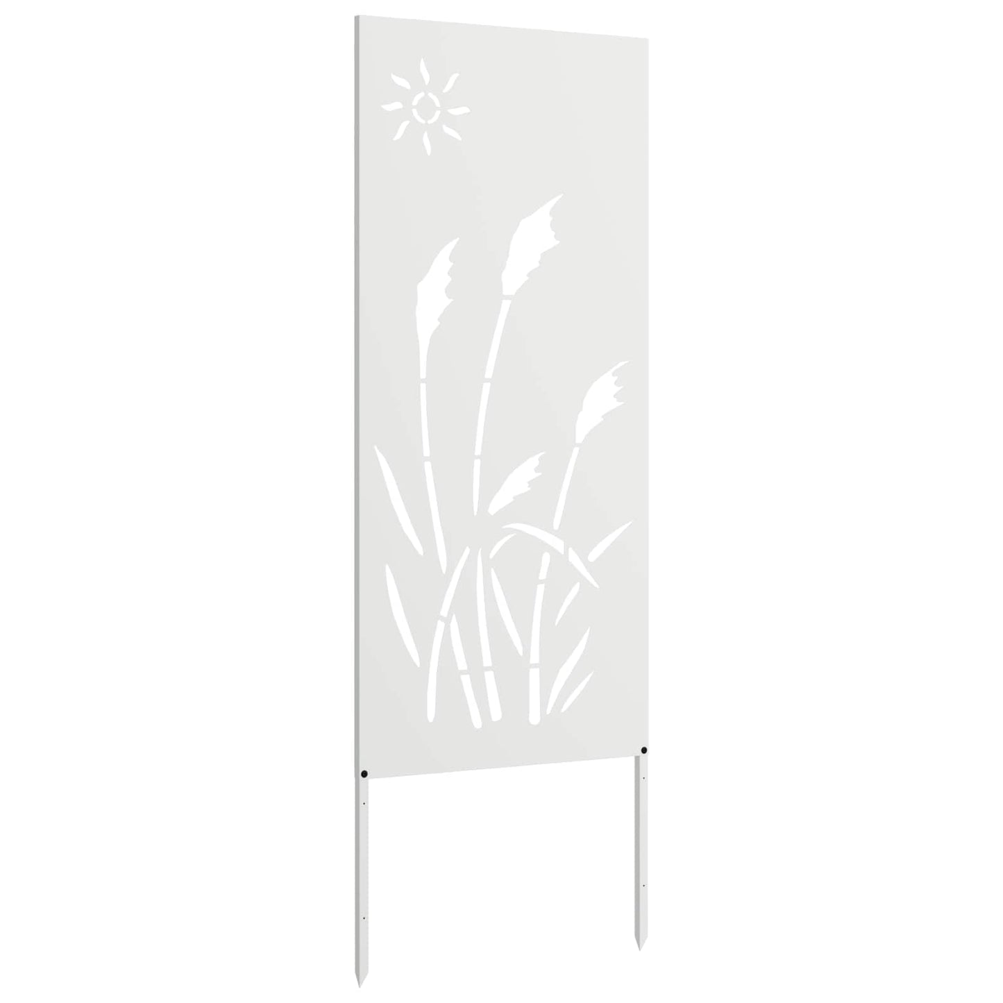 Garten Sichtschutz-Leinwand Weiß 50 x 140 cm