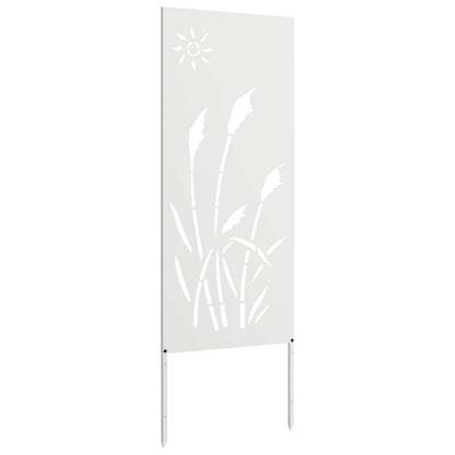 Garten Sichtschutz-Leinwand Weiß 50 x 140 cm