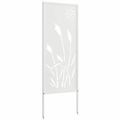 Garten Sichtschutz-Leinwand Weiß 50 x 140 cm