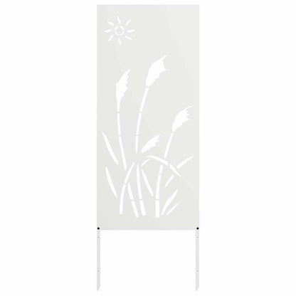 Garten Sichtschutz-Leinwand Weiß 50 x 140 cm
