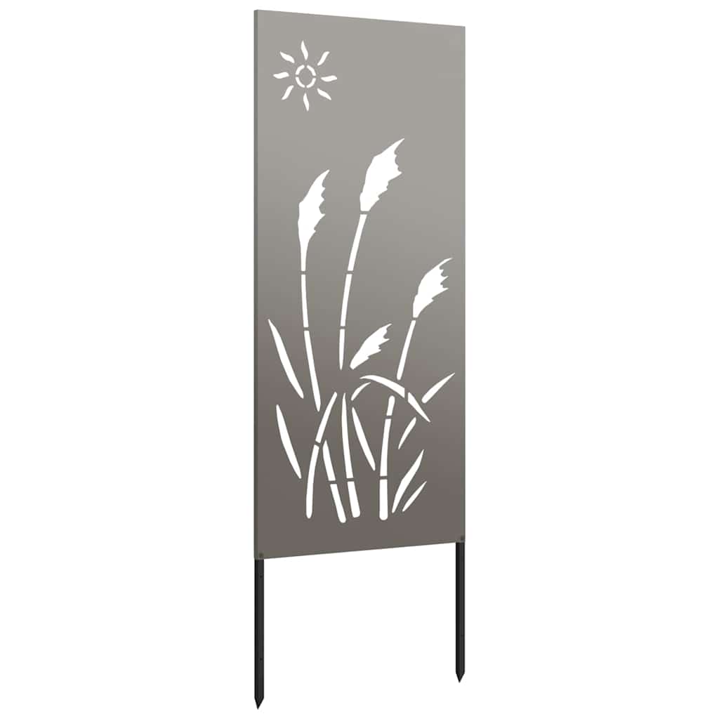 Garten Sichtschutz-Leinwand Rostoptik 50 x 140 cm