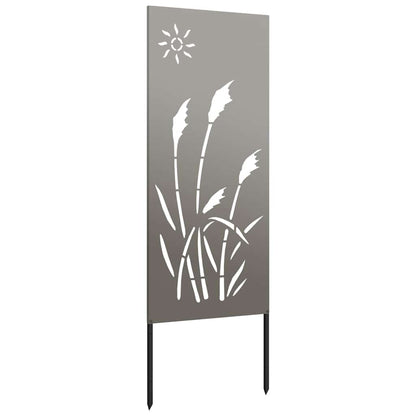 Garten Sichtschutz-Leinwand Rostoptik 50 x 140 cm