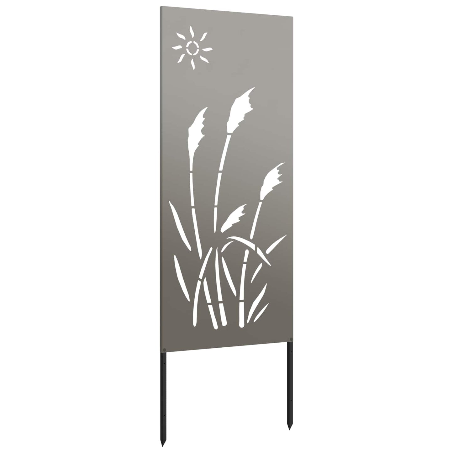 Garten Sichtschutz-Leinwand Rostoptik 50 x 140 cm