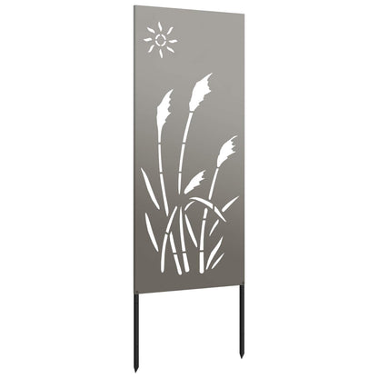 Garten Sichtschutz-Leinwand Rostoptik 50 x 140 cm