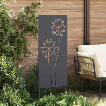 Garten Sichtschutz-Leinwand Anthrazit 50 x 140 cm