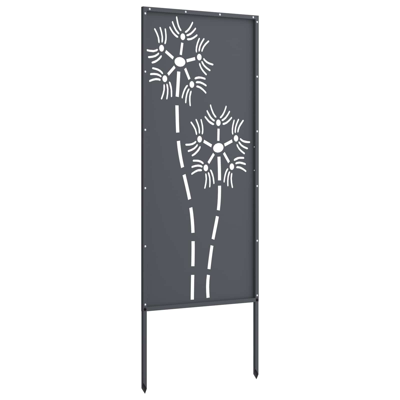 Garten Sichtschutz-Leinwand Anthrazit 50 x 140 cm