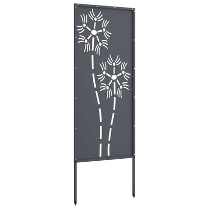 Garten Sichtschutz-Leinwand Anthrazit 50 x 140 cm