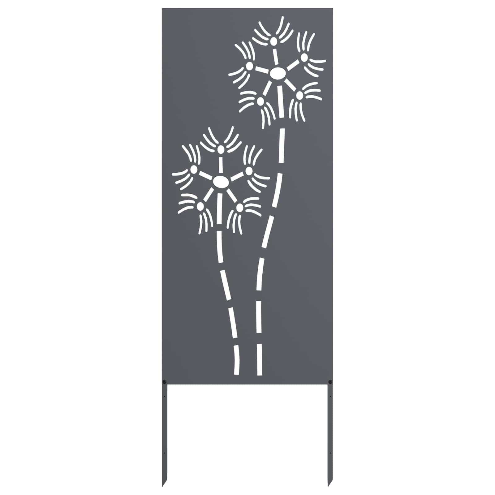 Garten Sichtschutz-Leinwand Anthrazit 50 x 140 cm