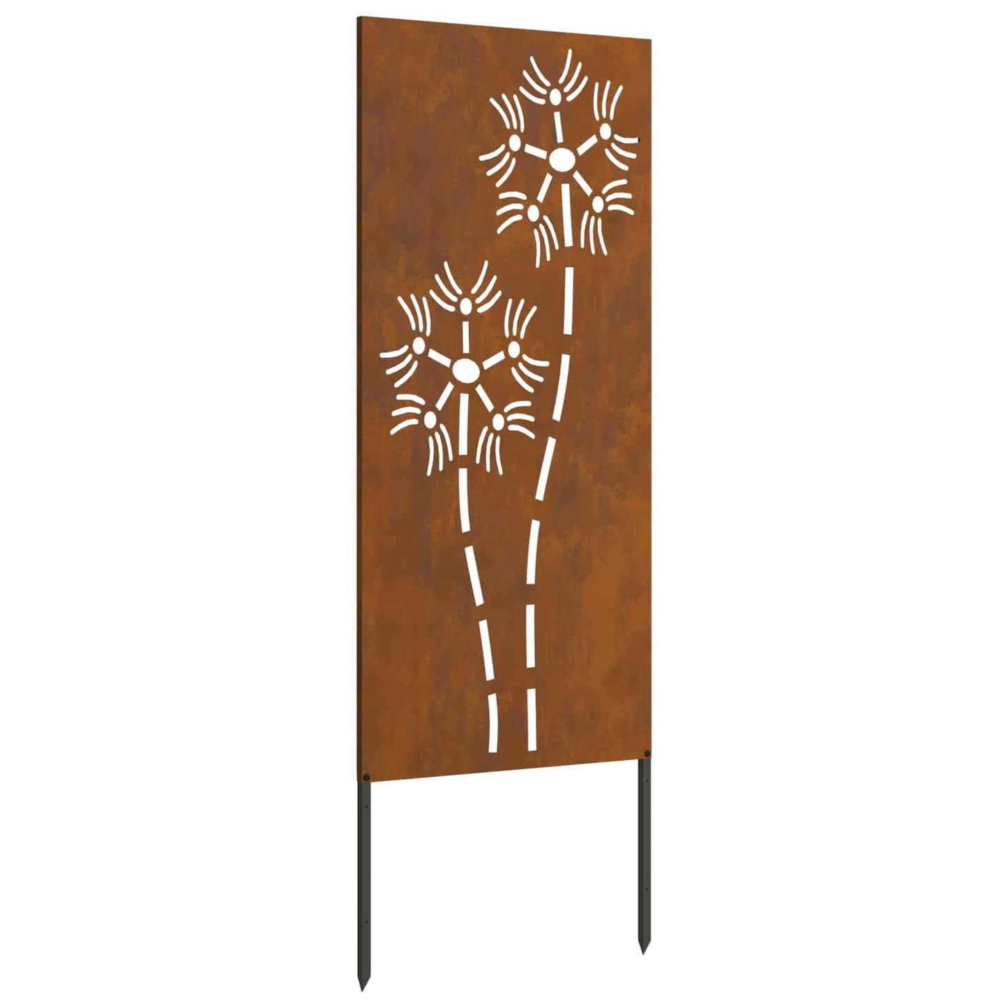 Garten Sichtschutz-Leinwand Rostoptik 50 x 140 cm