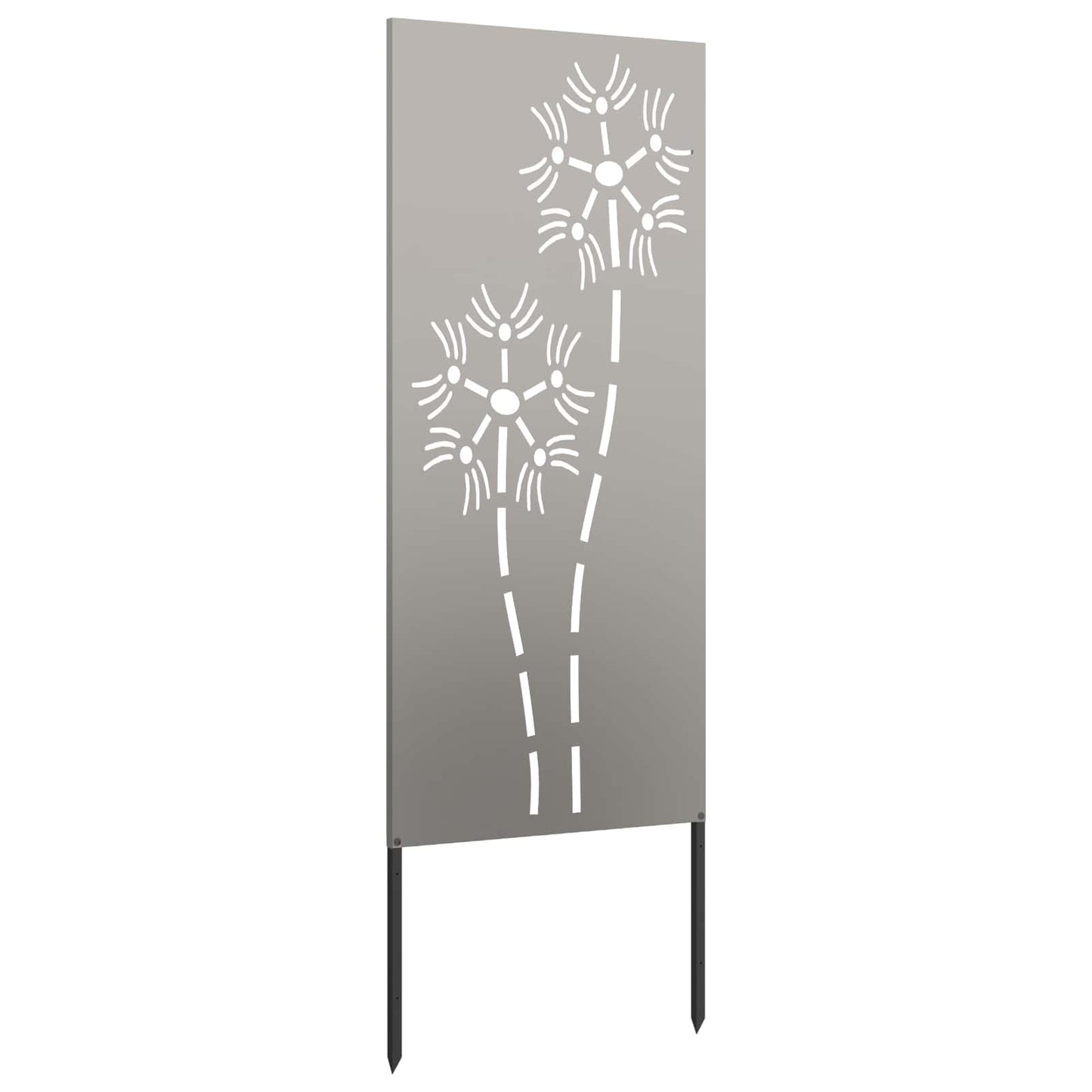 Garten Sichtschutz-Leinwand Rostoptik 50 x 140 cm