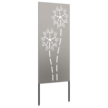 Garten Sichtschutz-Leinwand Rostoptik 50 x 140 cm
