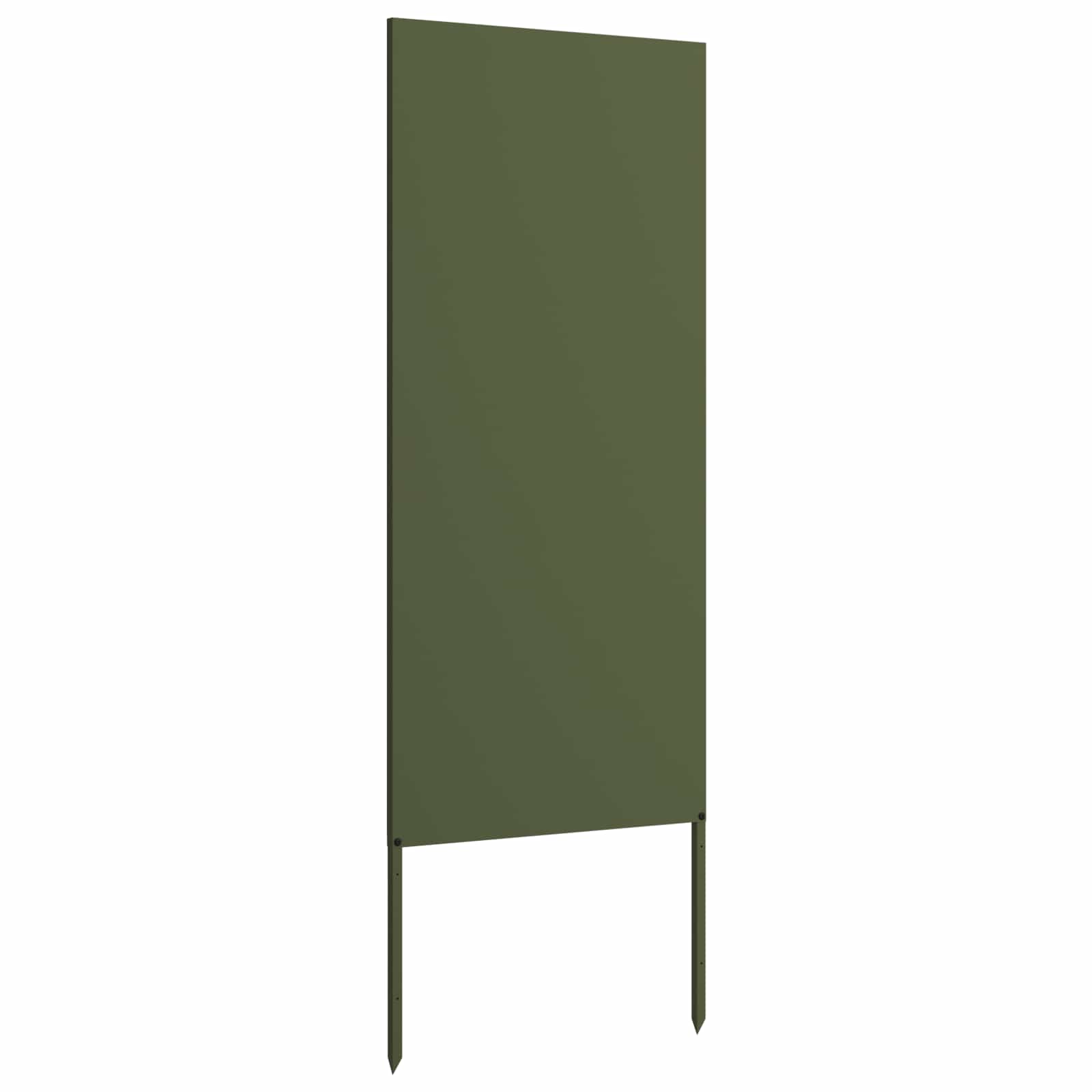 Garten Sichtschutz-Leinwand Olivgrün 50 x 140 cm