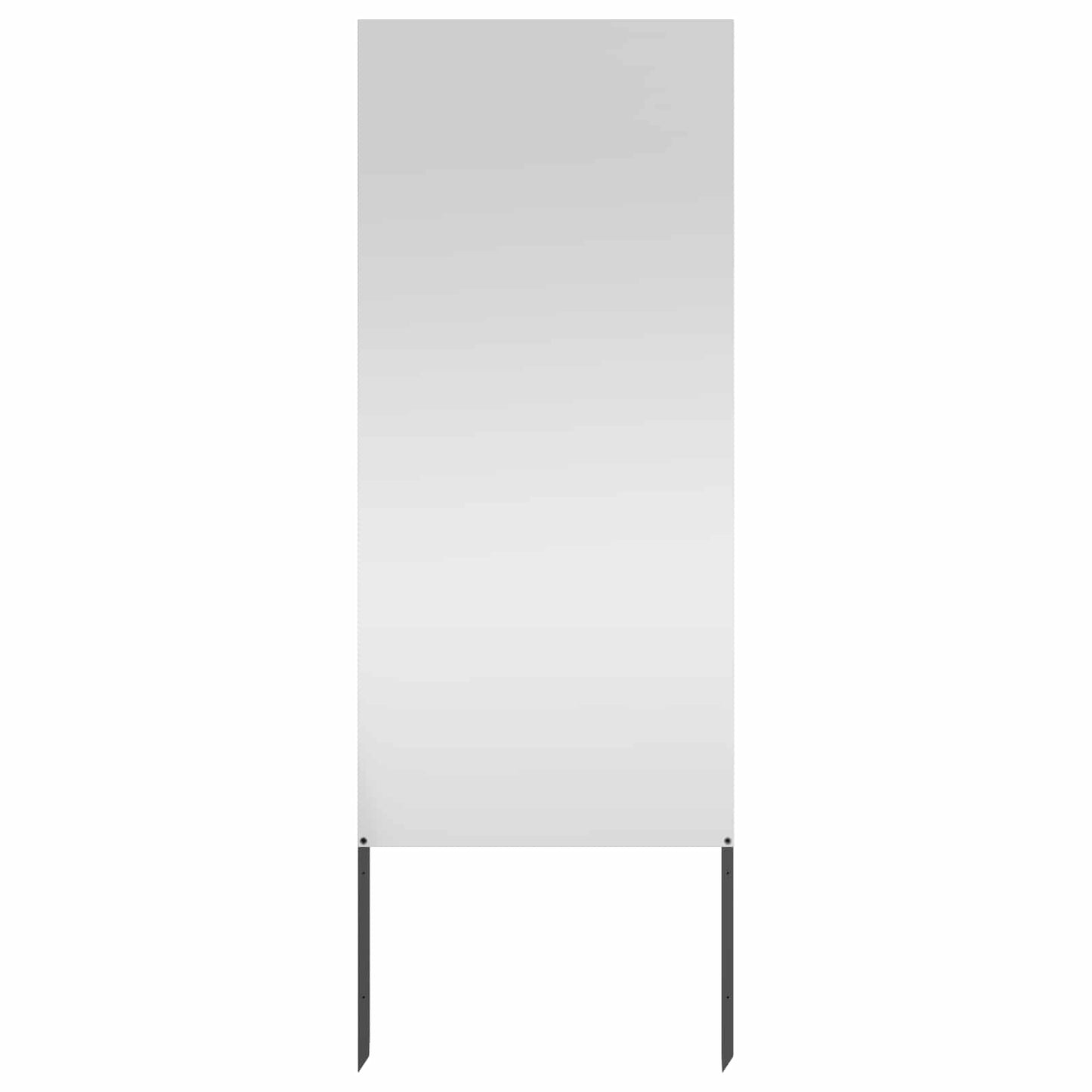 Garten Sichtschutz-Leinwand Silber 50 x 140 cm Verzinkter Stahl