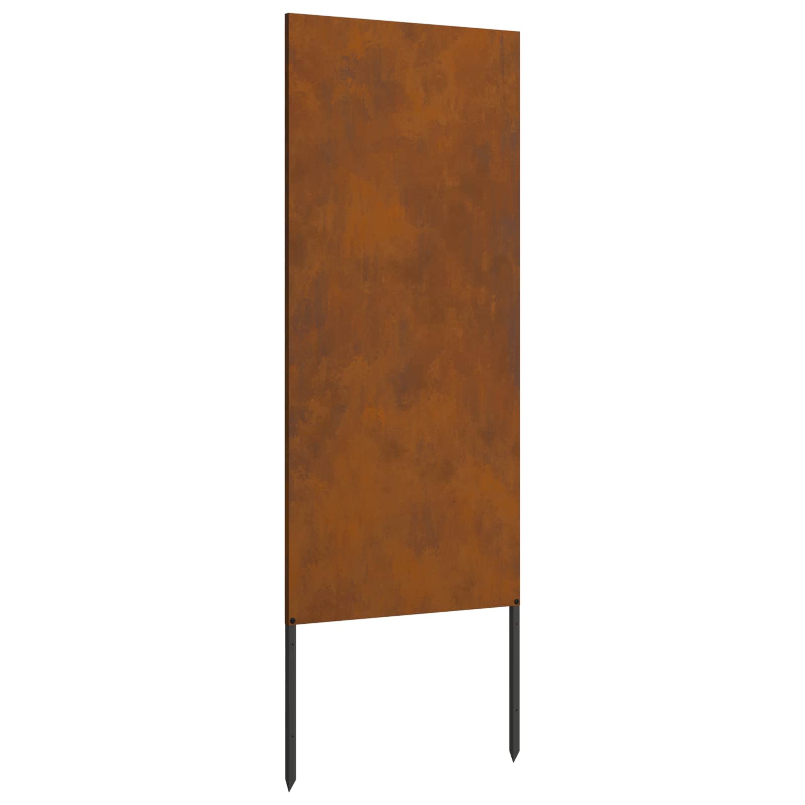 Garten Sichtschutz-Leinwand Rostoptik 50 x 140 cm