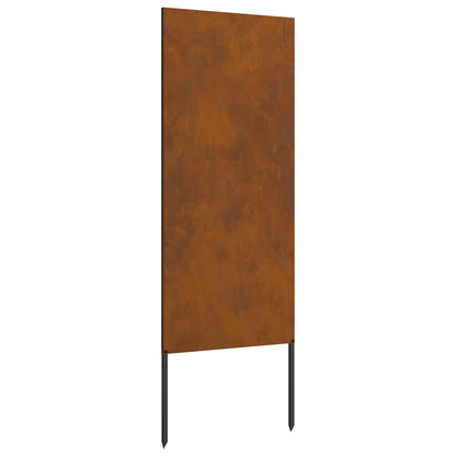 Garten Sichtschutz-Leinwand Rostoptik 50 x 140 cm
