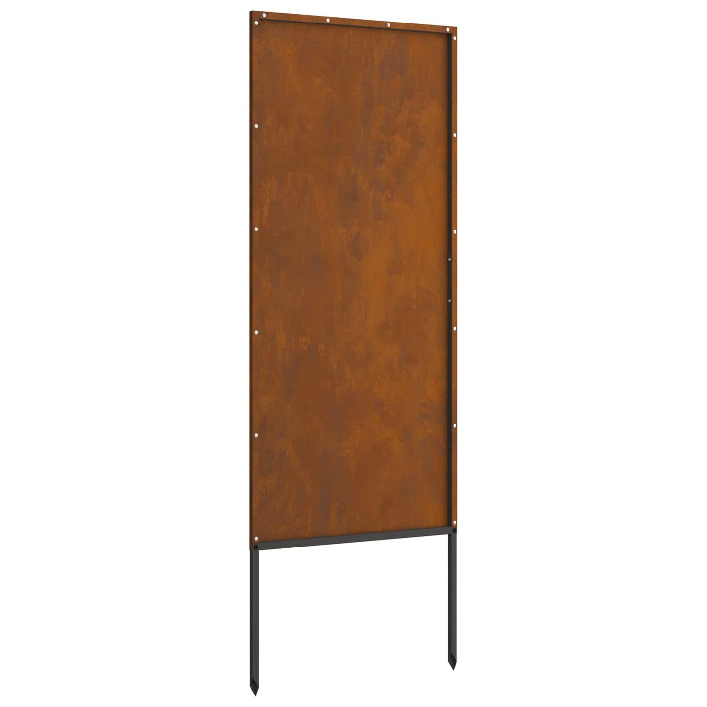 Garten Sichtschutz-Leinwand Rostoptik 50 x 140 cm