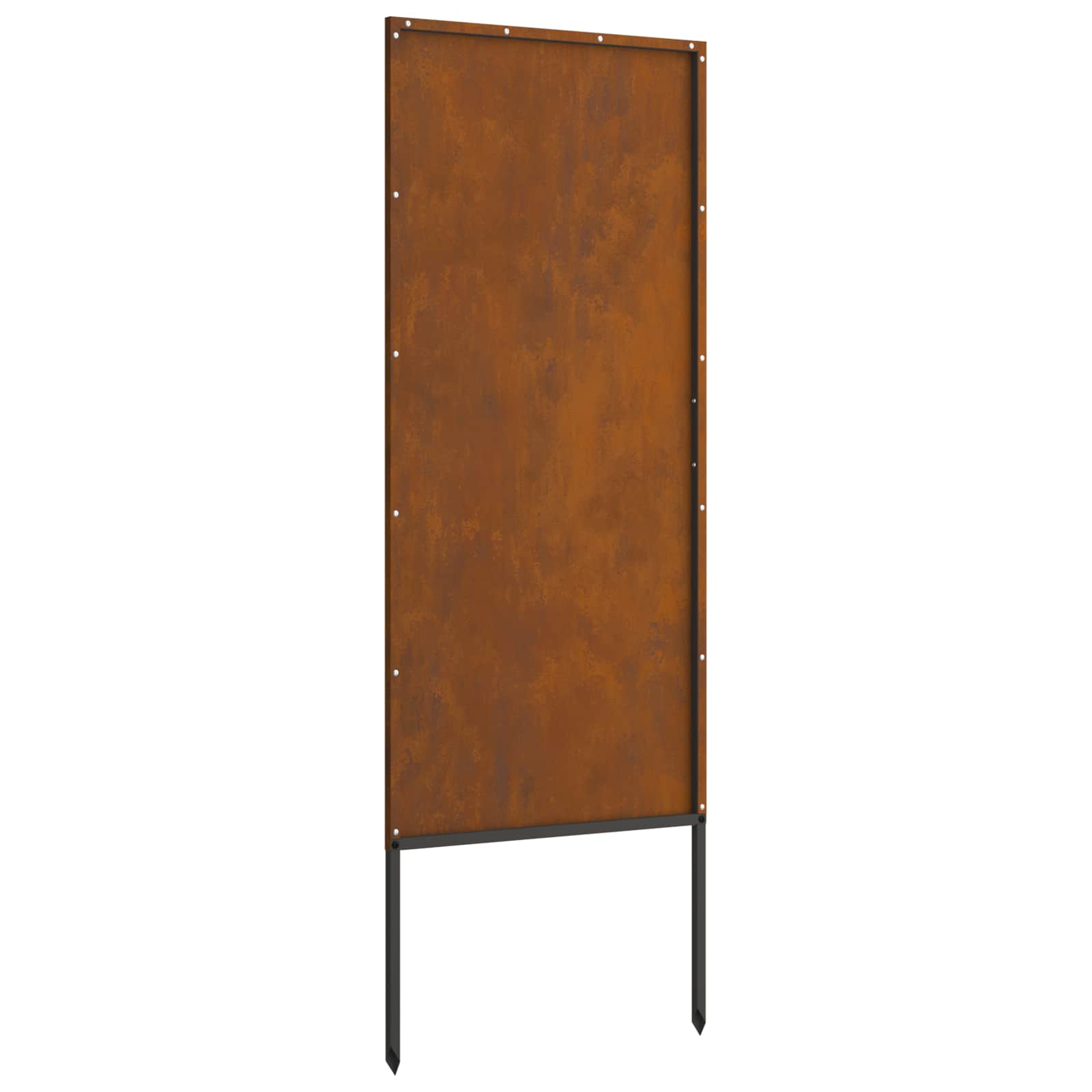 Garten Sichtschutz-Leinwand Rostoptik 50 x 140 cm