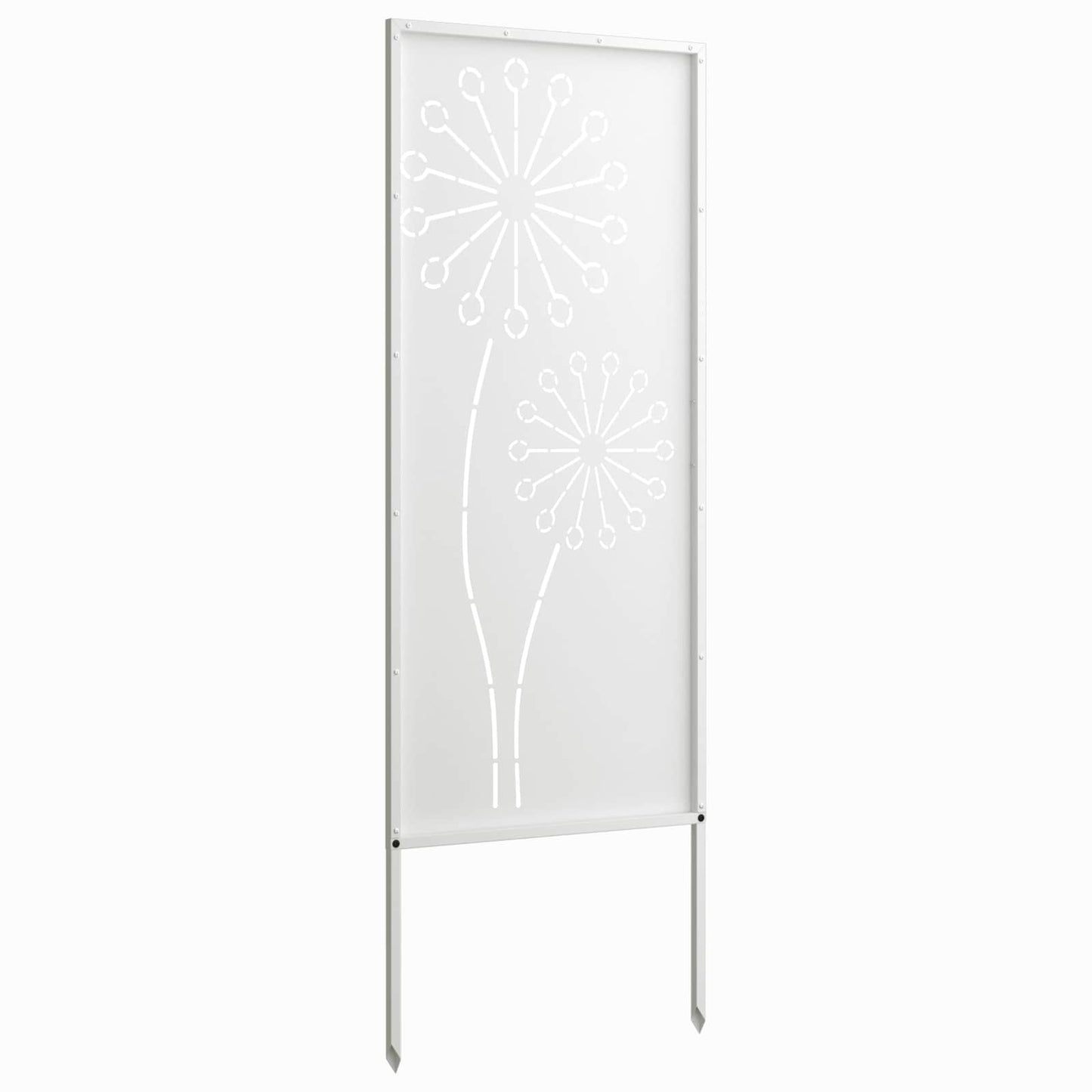 Garten Sichtschutz-Leinwand Weiß 50 x 140 cm