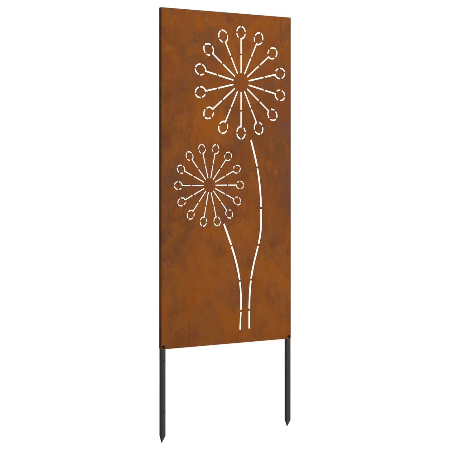 Garten Sichtschutz-Leinwand Rostoptik 50 x 140 cm