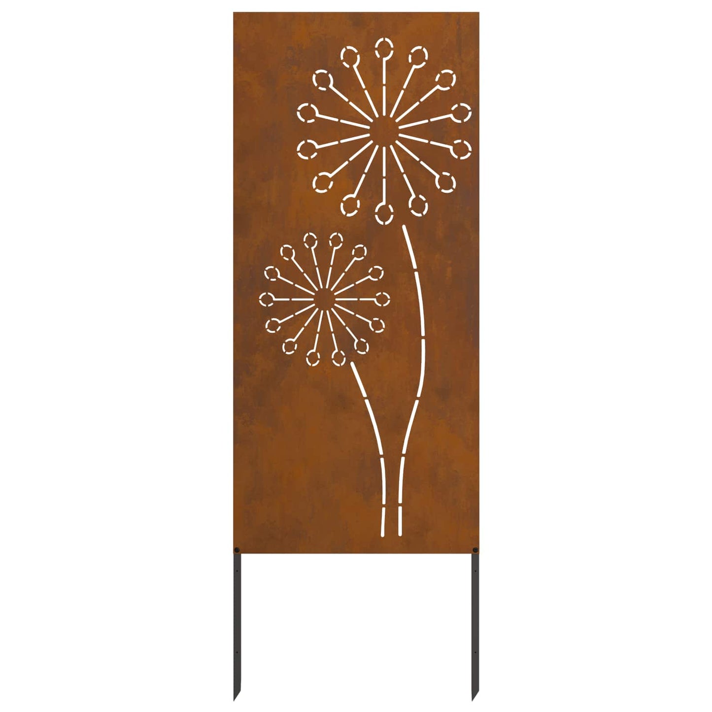 Garten Sichtschutz-Leinwand Rostoptik 50 x 140 cm