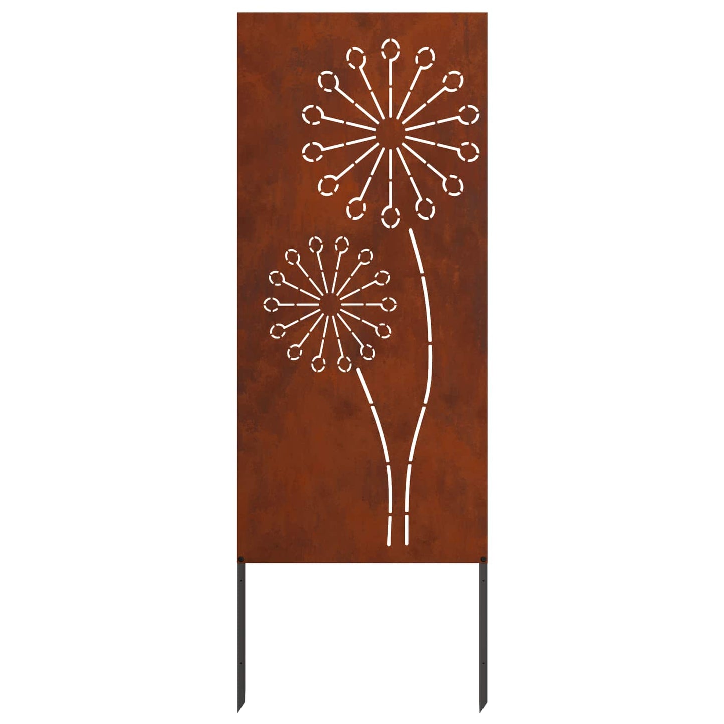 Garten Sichtschutz-Leinwand Rostoptik 50 x 140 cm