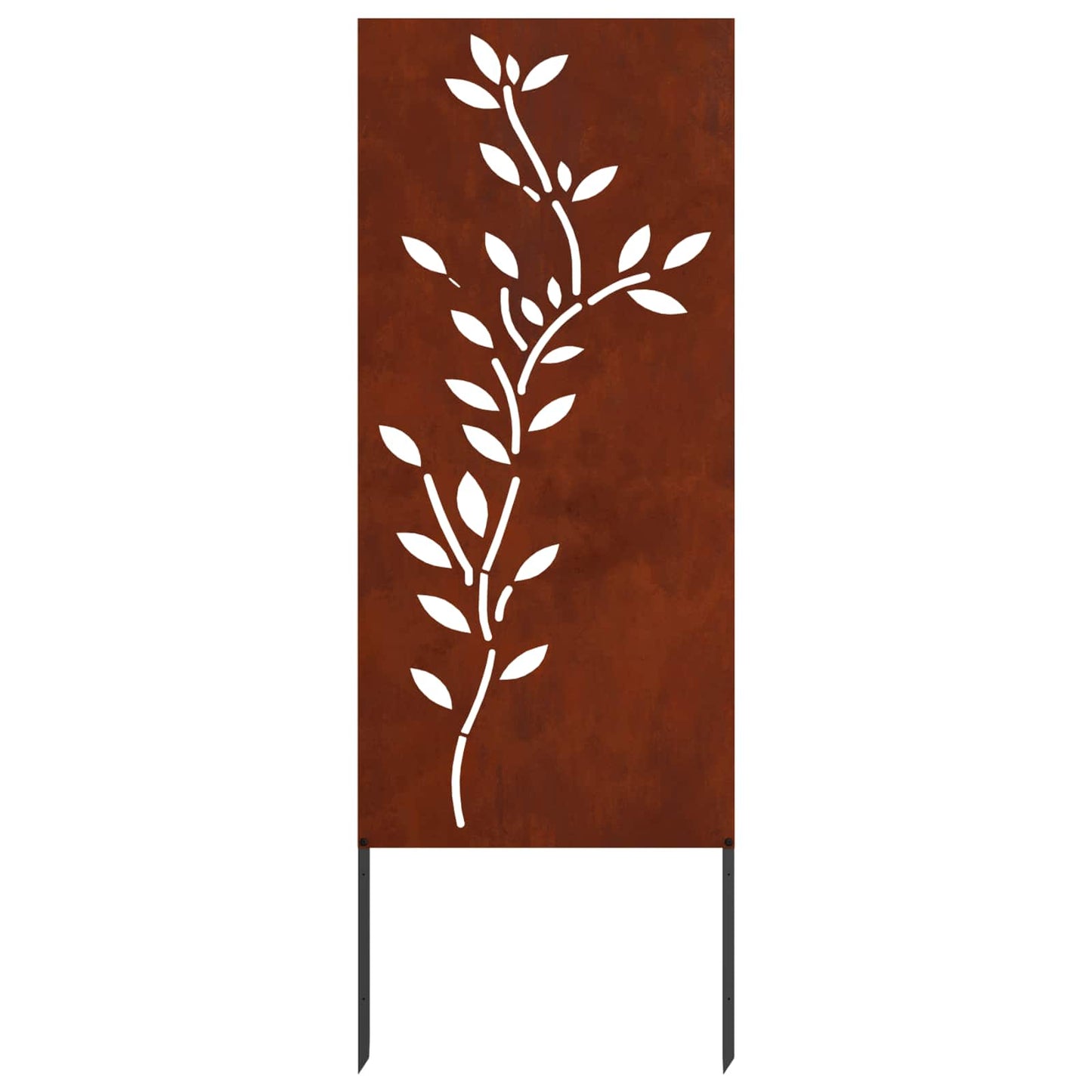 Garten Sichtschutz-Leinwand Rostig 50 x 140 cm Wetterfeststahl