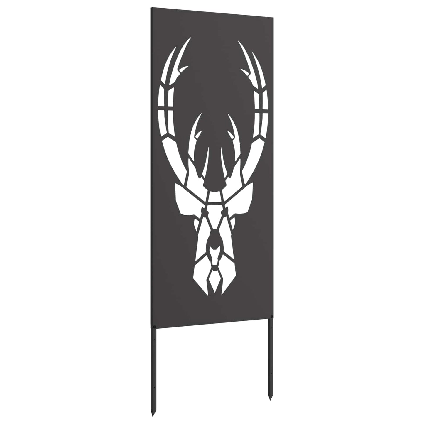 Garten Sichtschutz-Leinwand Tiermuster Schwarz 50 x 140 cm