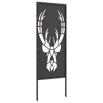 Garten Sichtschutz-Leinwand Tiermuster Schwarz 50 x 140 cm