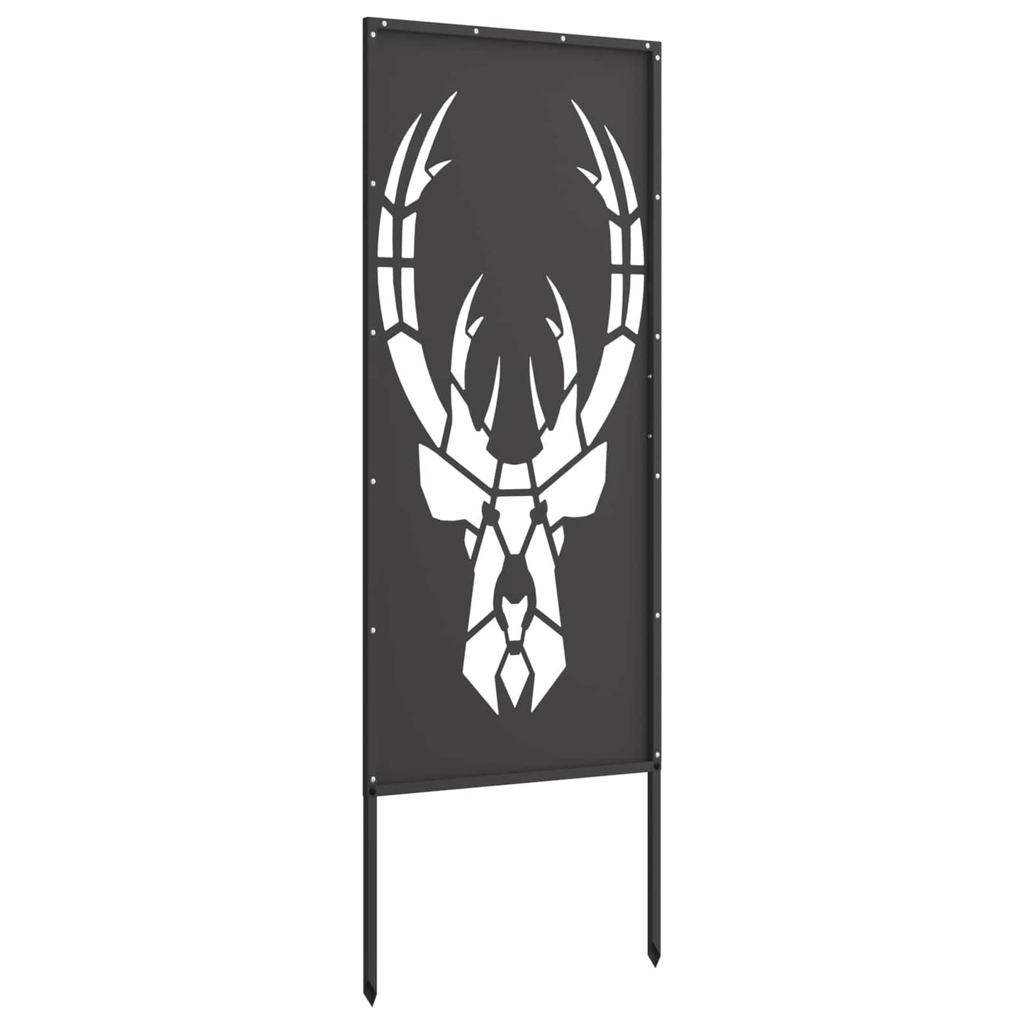 Garten Sichtschutz-Leinwand Tiermuster Schwarz 50 x 140 cm