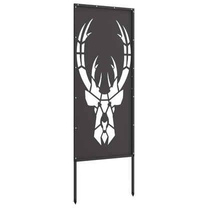 Garten Sichtschutz-Leinwand Tiermuster Schwarz 50 x 140 cm