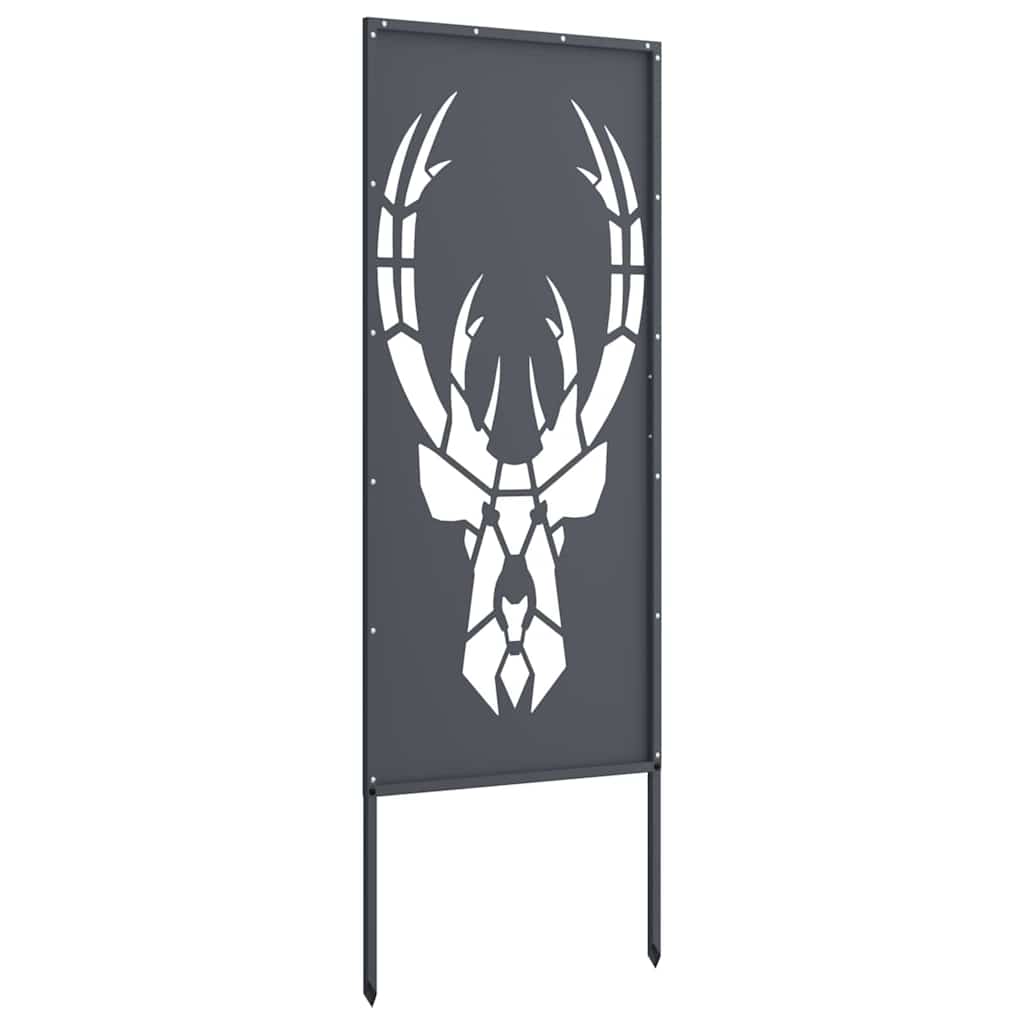 Garten Sichtschutz-Leinwand Tiermuster Anthrazit 50 x 140 cm