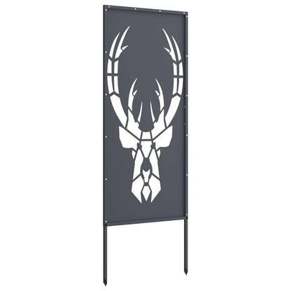 Garten Sichtschutz-Leinwand Tiermuster Anthrazit 50 x 140 cm