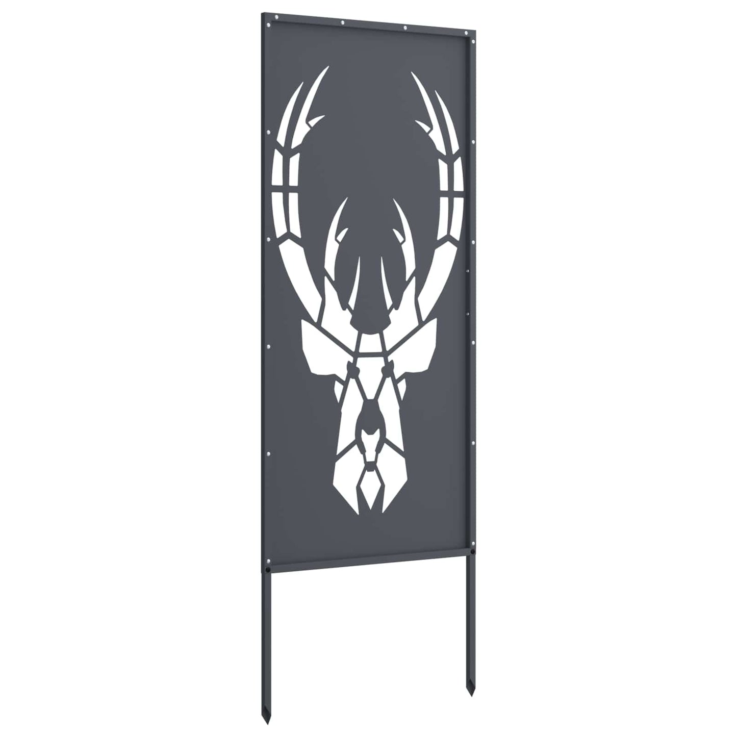 Garten Sichtschutz-Leinwand Tiermuster Anthrazit 50 x 140 cm