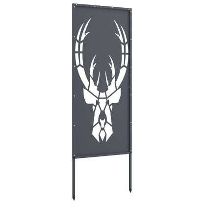 Garten Sichtschutz-Leinwand Tiermuster Anthrazit 50 x 140 cm