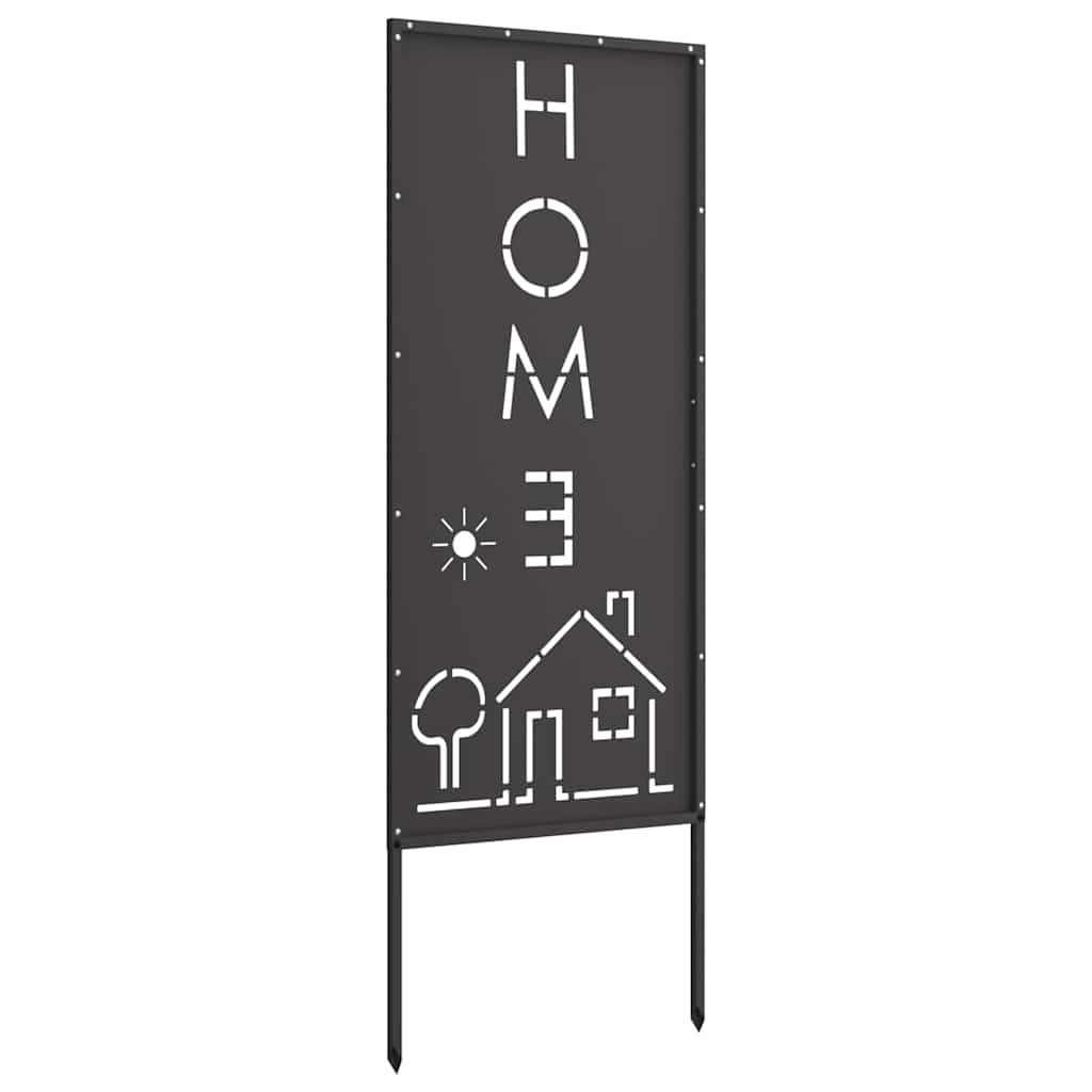 Garten Sichtschutz-Leinwand Schwarz 50 x 140 cm