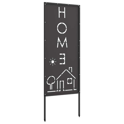 Garten Sichtschutz-Leinwand Schwarz 50 x 140 cm