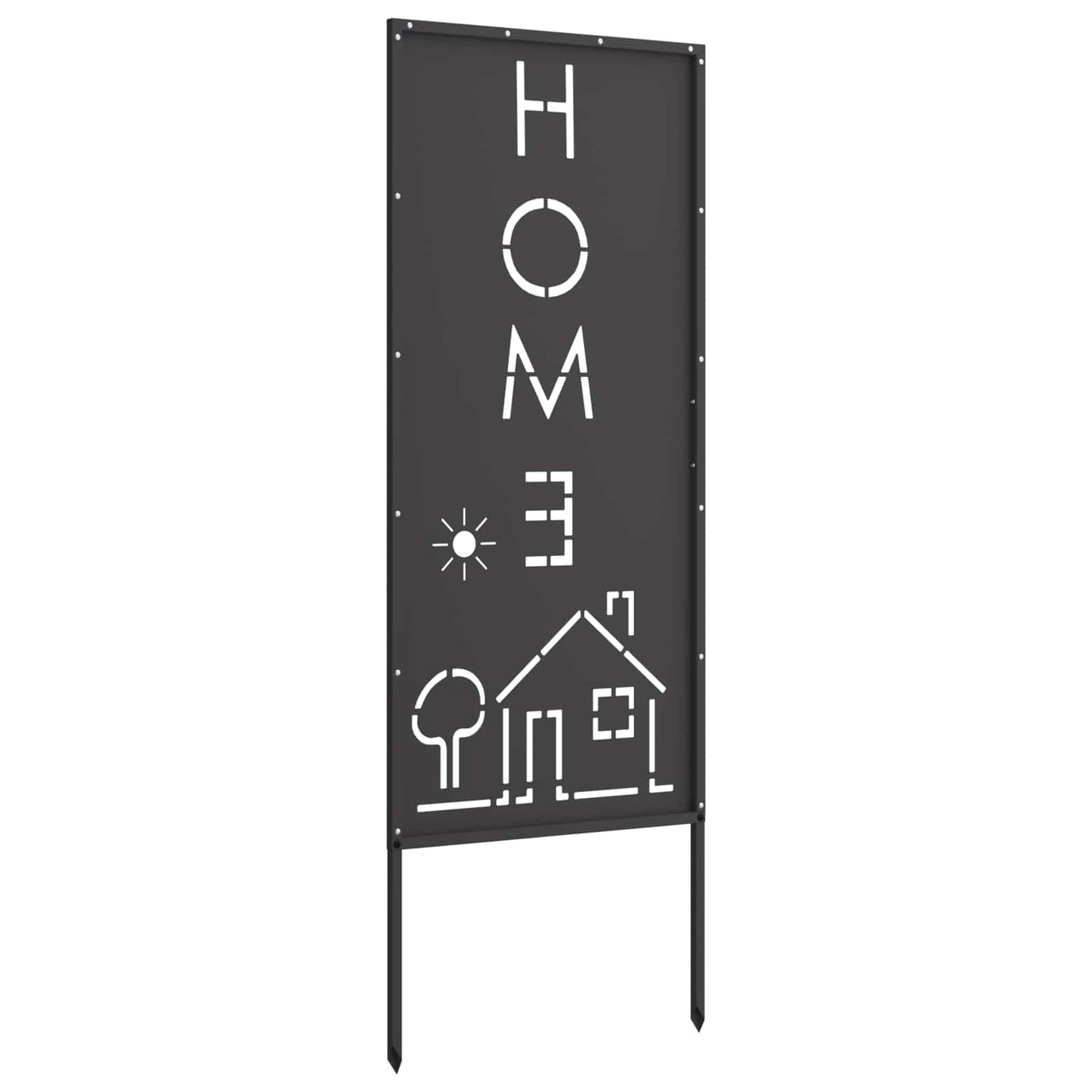 Garten Sichtschutz-Leinwand Schwarz 50 x 140 cm