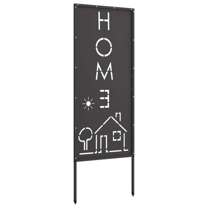 Garten Sichtschutz-Leinwand Schwarz 50 x 140 cm