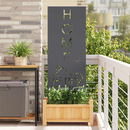 Garten Sichtschutz-Leinwand Anthrazit 50 x 140 cm