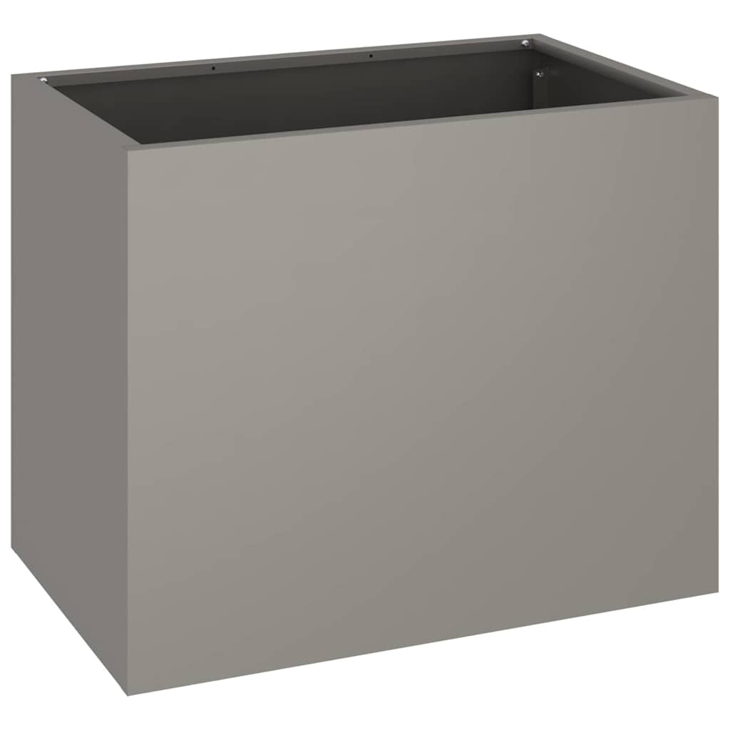 Garten-Pflanzgefäß Rostoptik 50 x 32 x 40 cm Wetterfeststahl