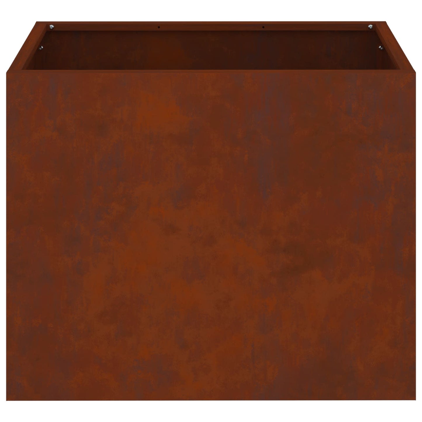 Garten-Pflanzgefäß Rostoptik 50 x 32 x 40 cm Wetterfeststahl